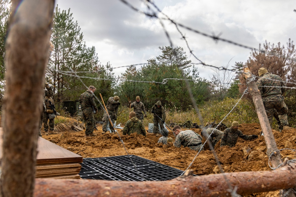 U.S. Marines operate out of Haramura Training Area