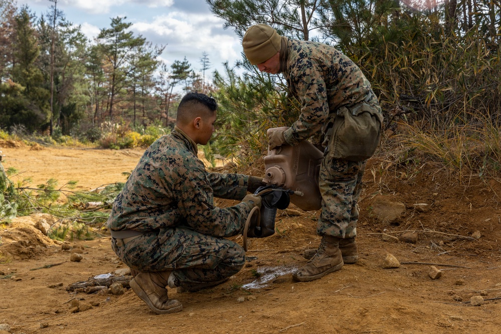 U.S. Marines operate out of Haramura Training Area