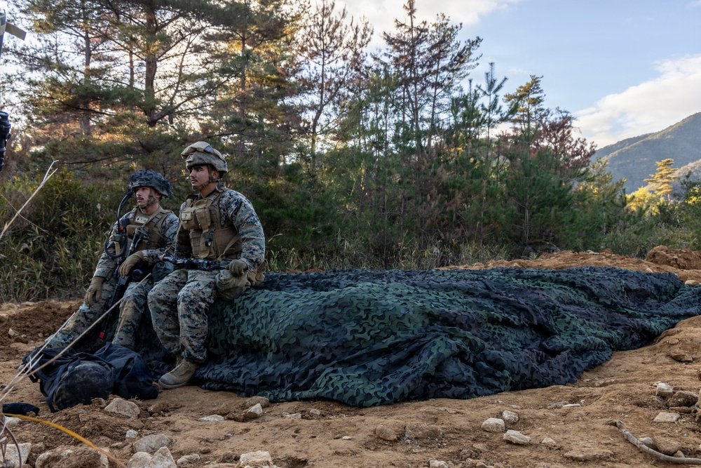 U.S. Marines operate out of Haramura Training Area