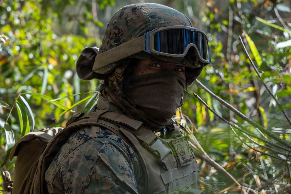 U.S. Marines operate out of Haramura Training Area