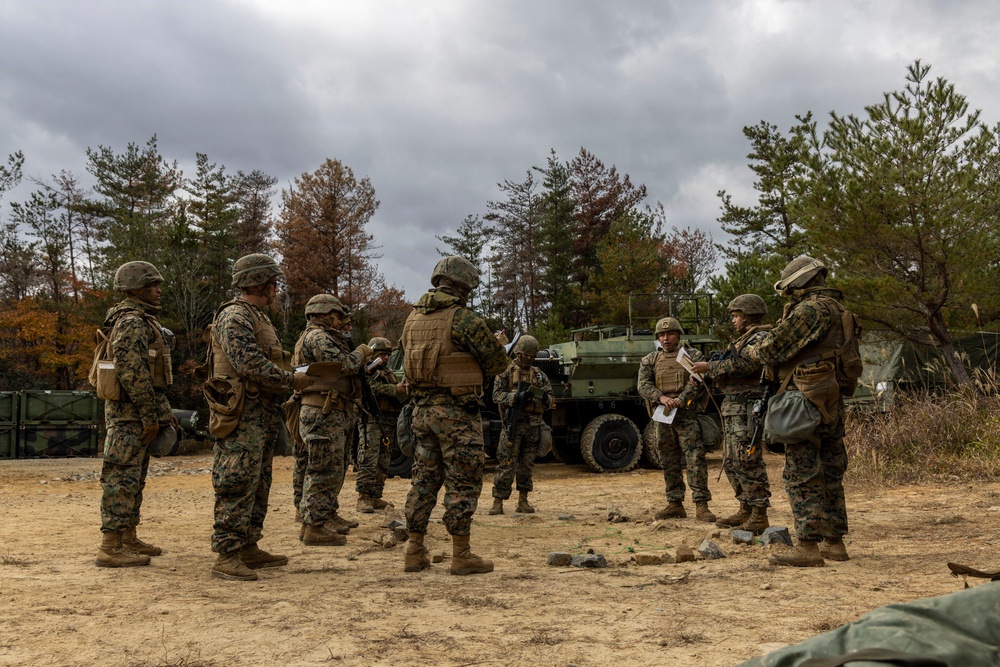 U.S. Marines operate out of Haramura Training Area