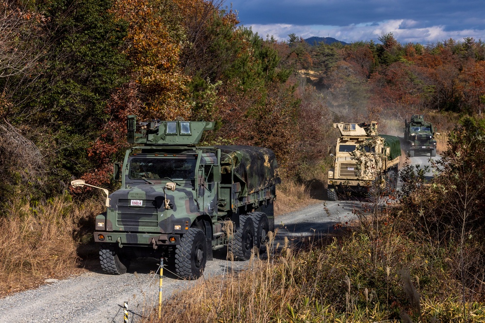 U.S. Marines operate out of Haramura Training Area