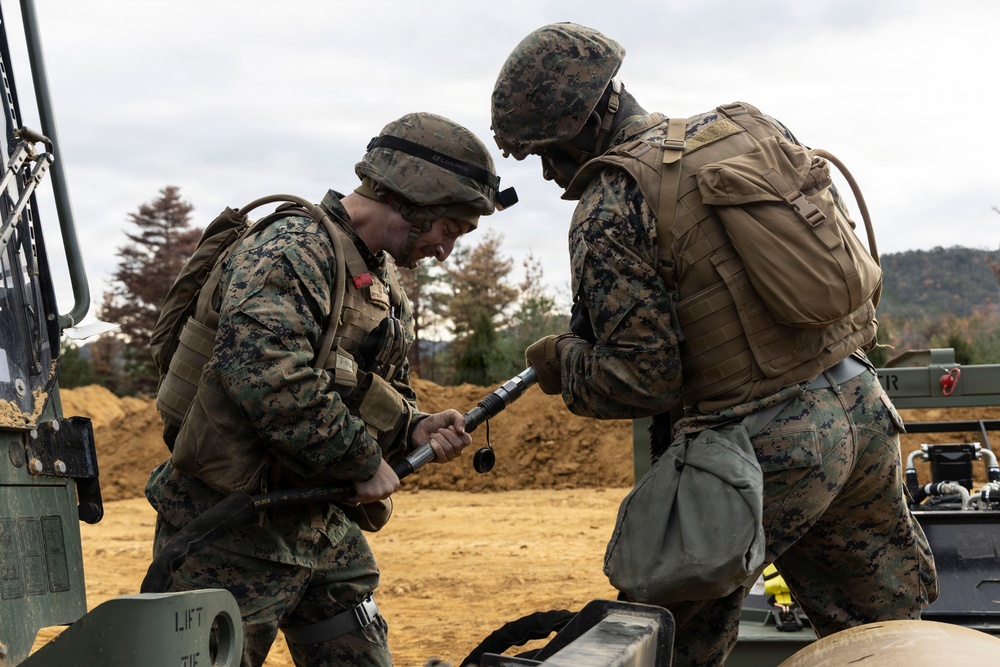 U.S. Marines operate out of Haramura Training Area