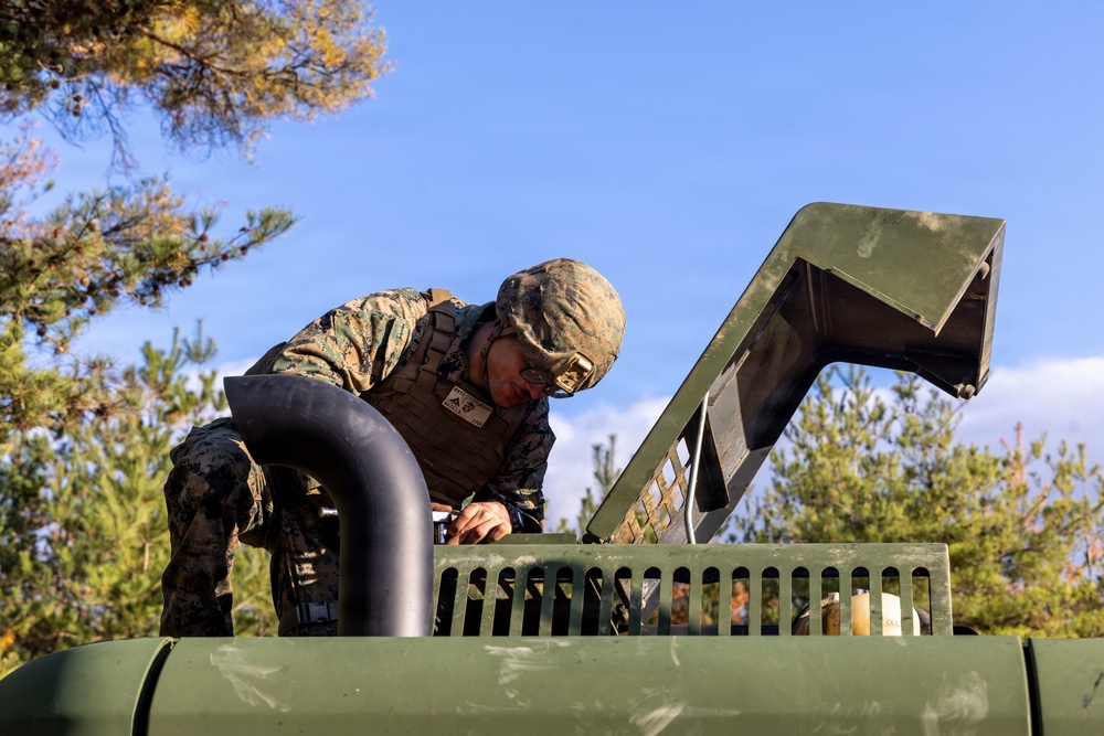 U.S. Marines operate out of Haramura Training Area