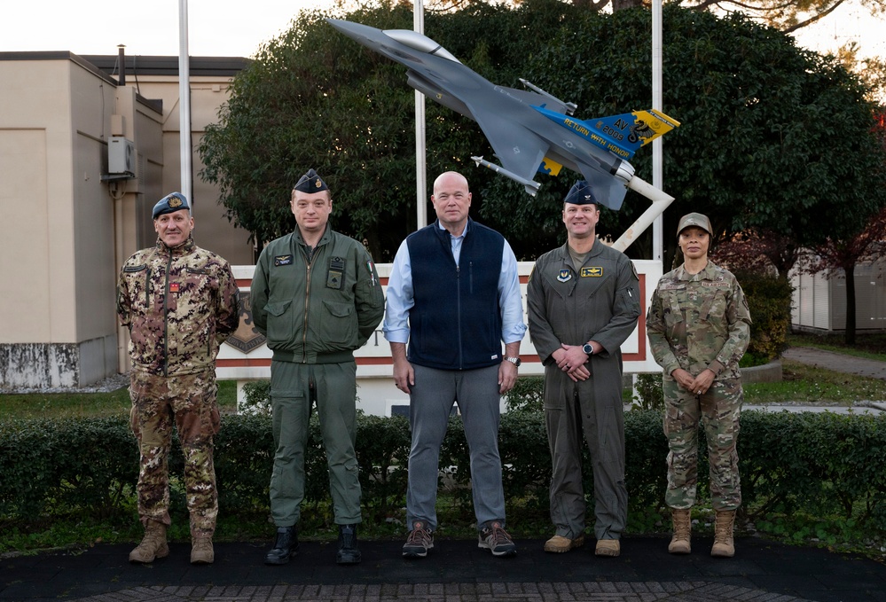 U.S. Ambassador to NATO Visits Aviano Air Base