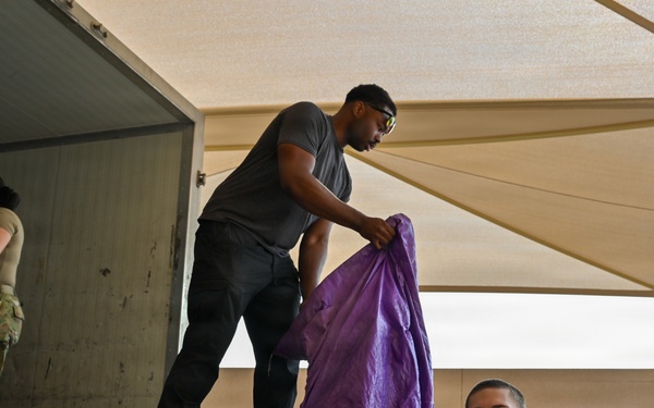 379th EFSS Postal Operations Keep Morale Moving