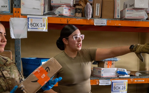 379th EFSS Postal Operations Keep Morale Moving