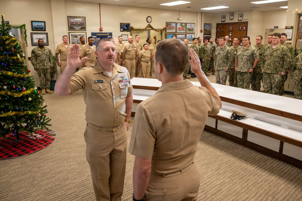 ACCM Nolan Master Chief pinning ceremony