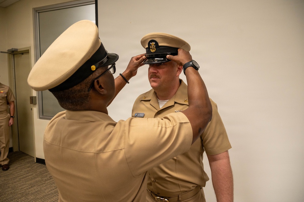 ACCM Nolan Master Chief pinning ceremony