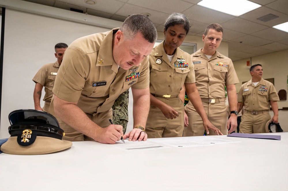 ACCM Nolan Master Chief pinning ceremony