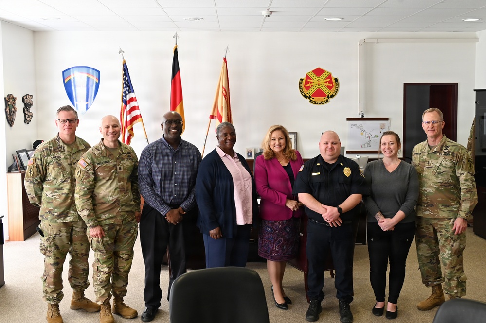 USAG Stuttgart personnel recognized by Maj. Gen. Levon E. Cumpton