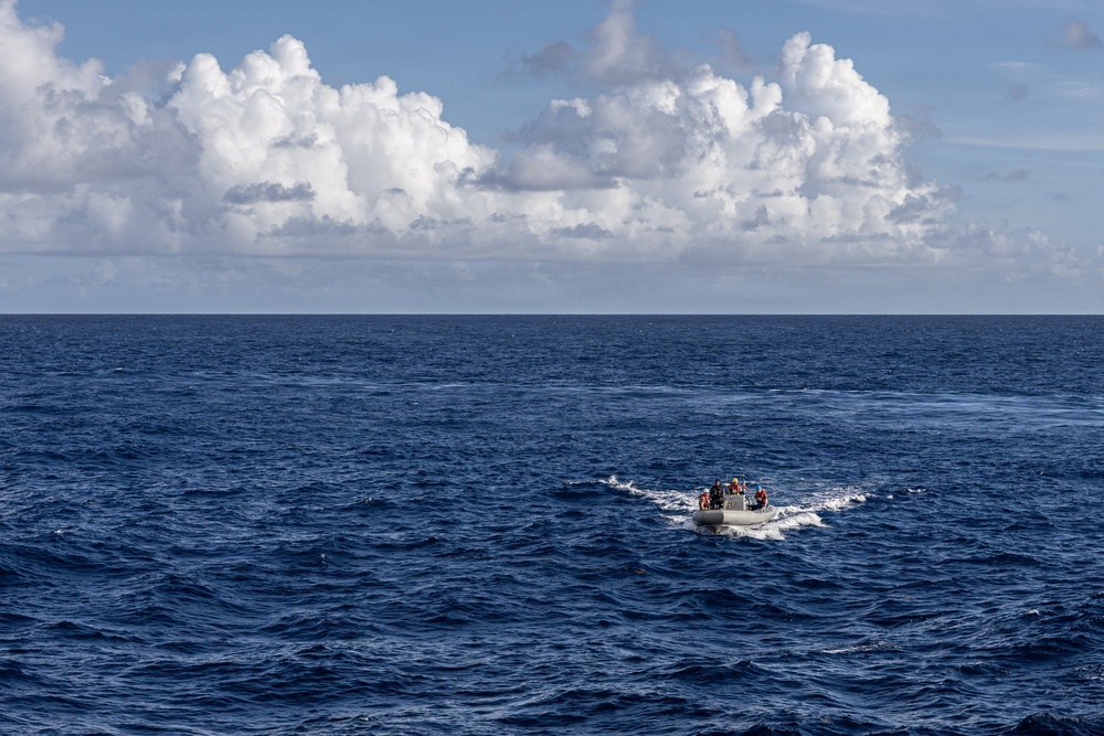 USS Bainbridge Small Boat Operations