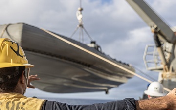 USS Bainbridge Small Boat Operations