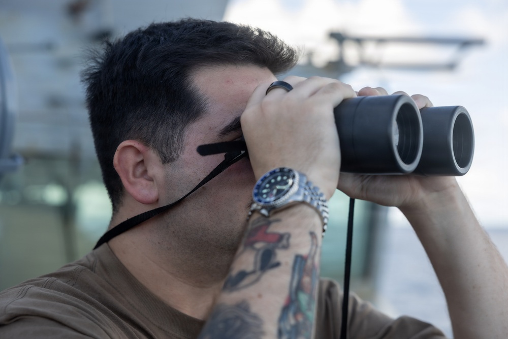 USS Bainbridge Watchstanding