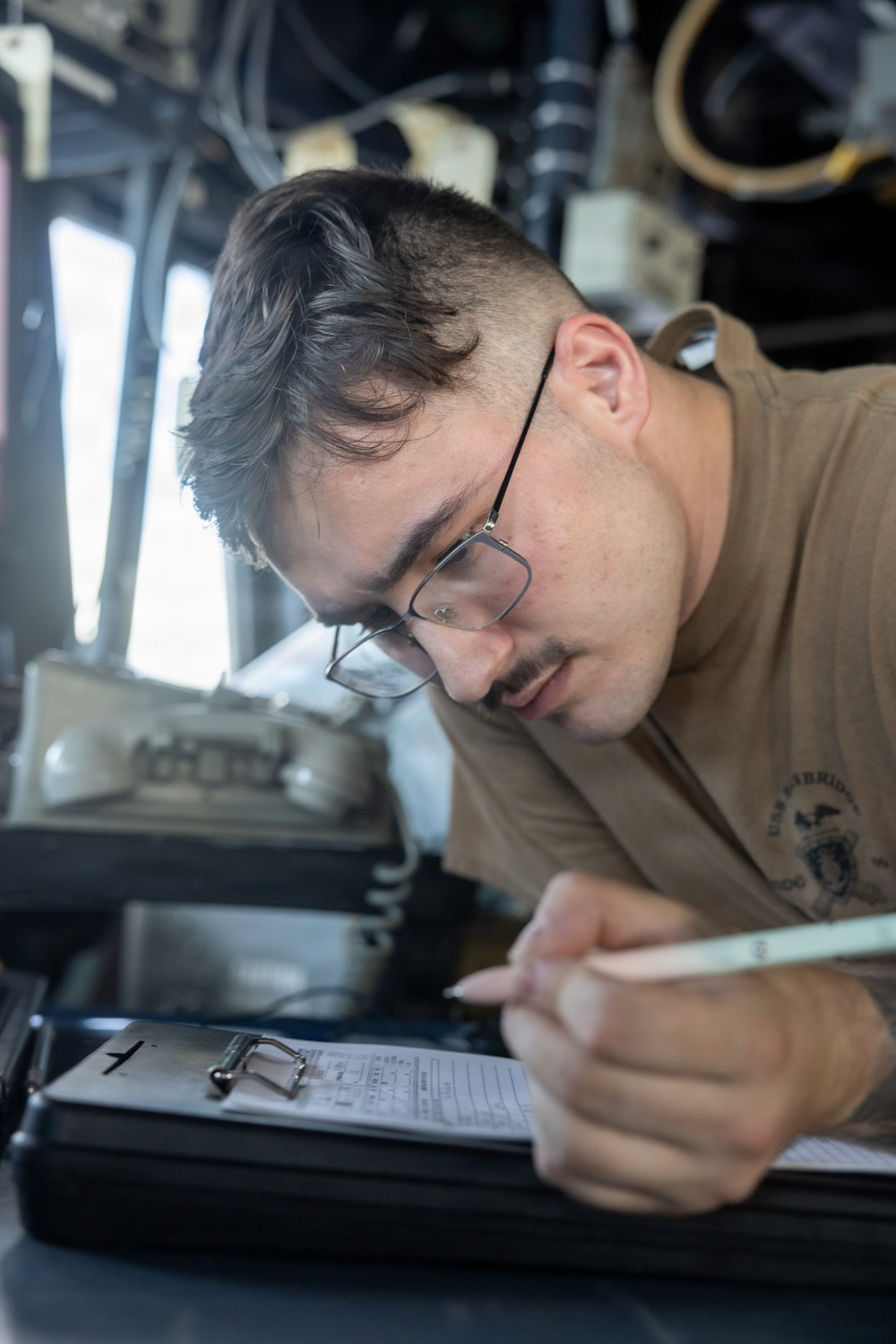USS Bainbridge Watchstanding