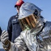 USS Bainbridge Aviation Fire Fighting Drill