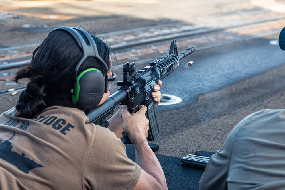 USS Bainbridge Gun Shoot