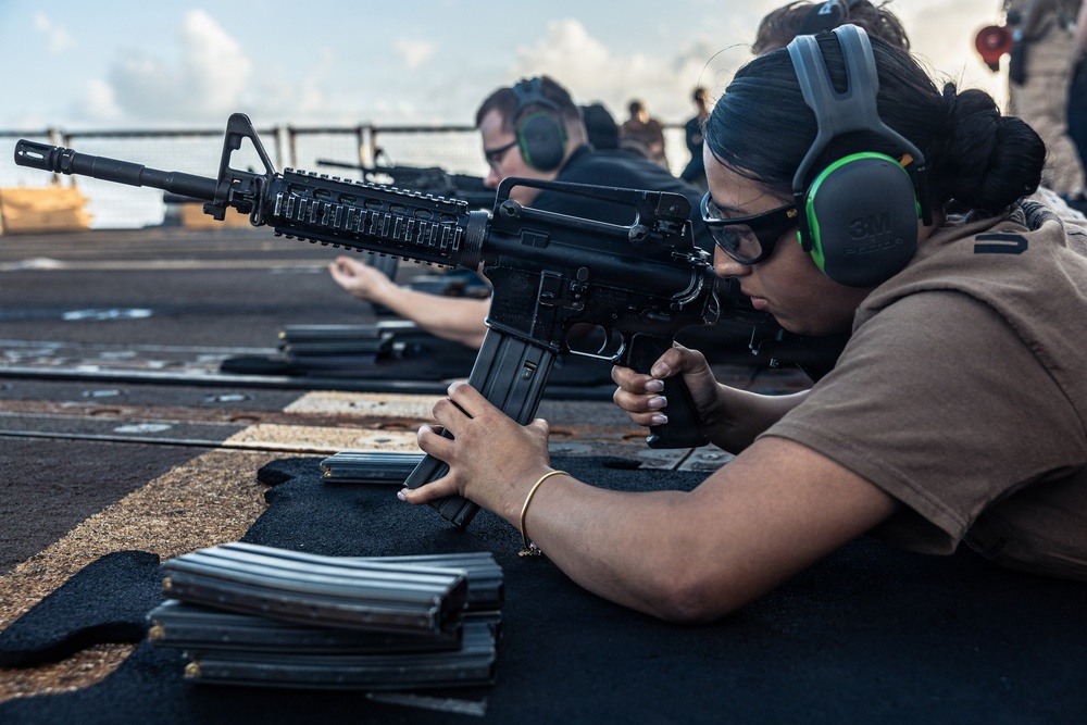 USS Bainbridge Gun Shoot