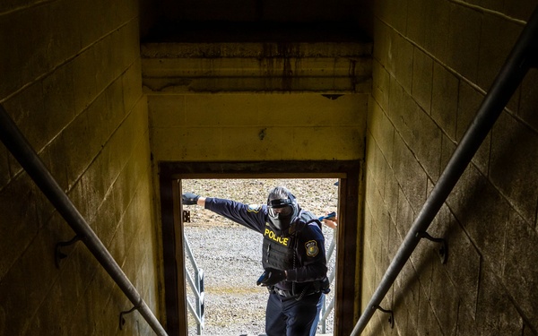 Fort Knox Law Enforcement Division aggressive violence training