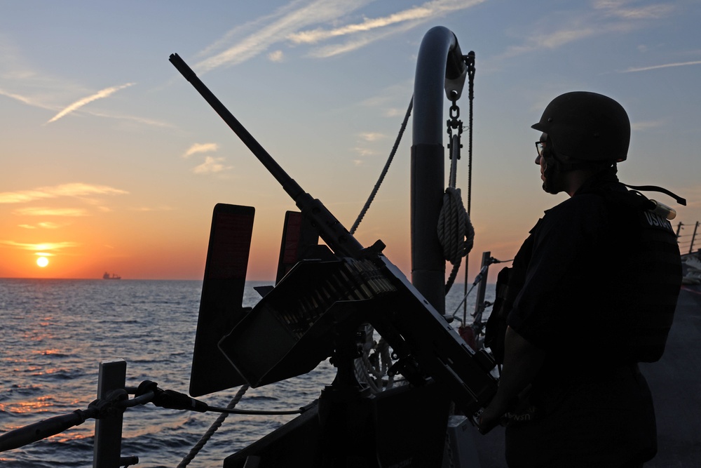 USS Roosevelt (DDG 80) Conducts Sea-and-Anchor Evolution in the Arabian Sea