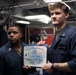USS Roosevelt (DDG 80) Conducts Reenlistment Ceremony in the Gulf of Oman