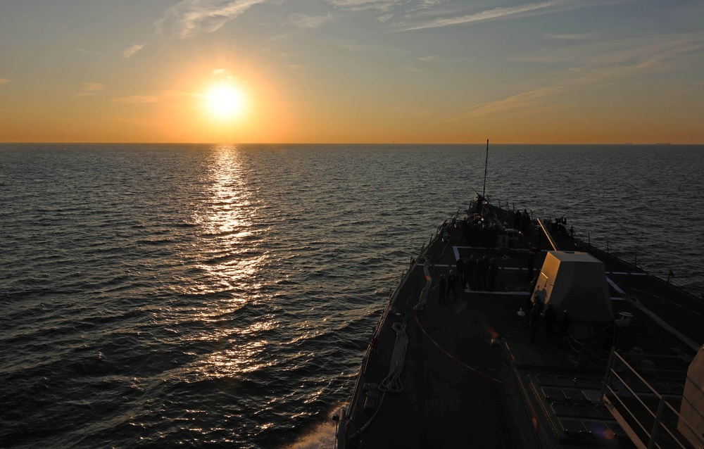 USS Roosevelt (DDG 80) Conducts Sea-and-Anchor Evolution in the Arabian Sea
