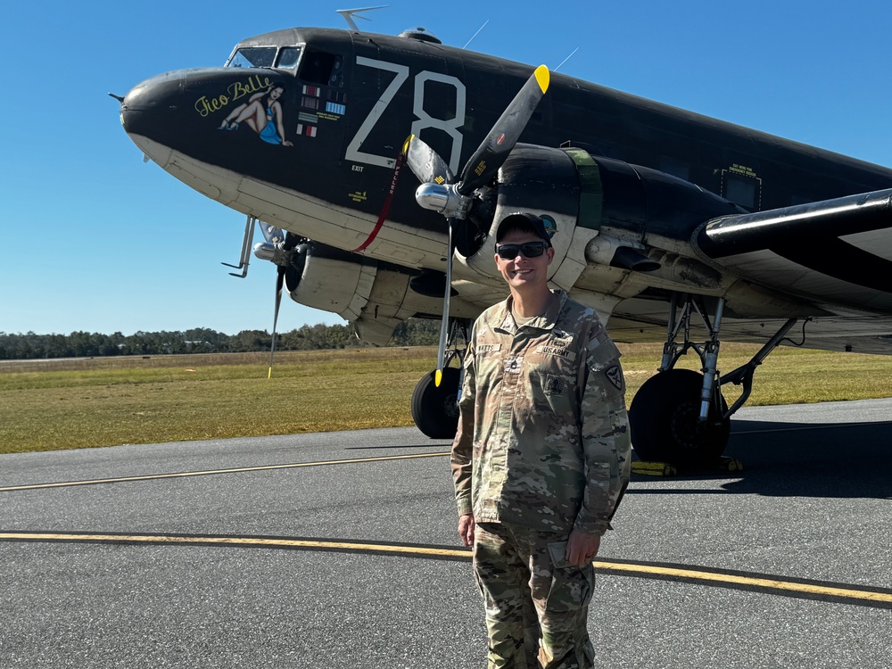 Fort Rucker Soldier jumps at the chance to honor the past