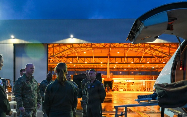 Third Air Force Command Chief tours Ramstein AB