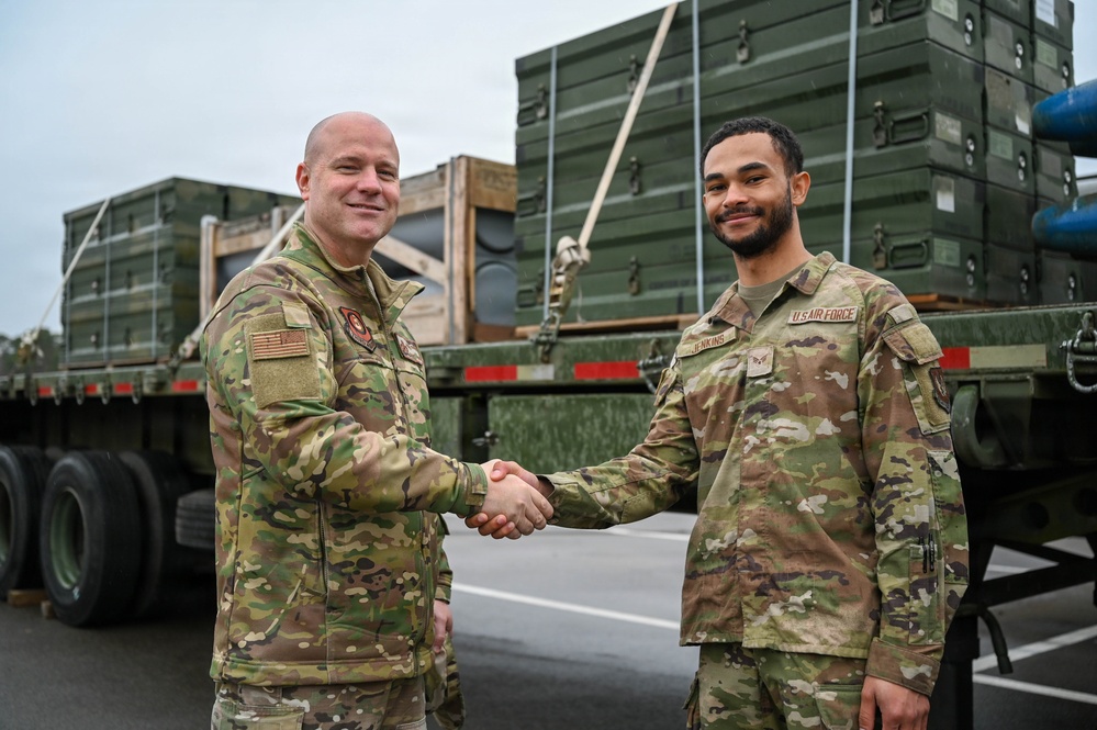 Third Air Force Command Chief tours Ramstein AB