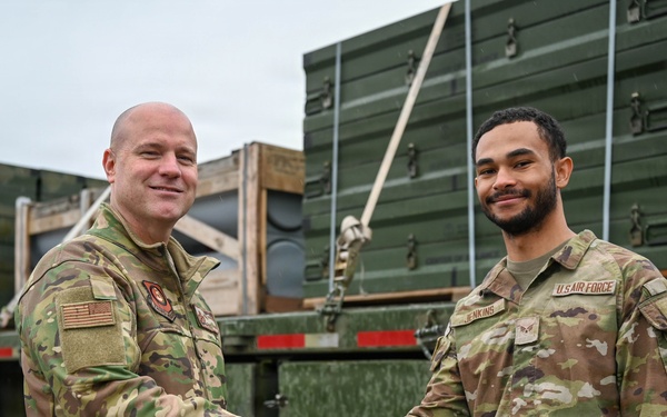 Third Air Force Command Chief tours Ramstein AB