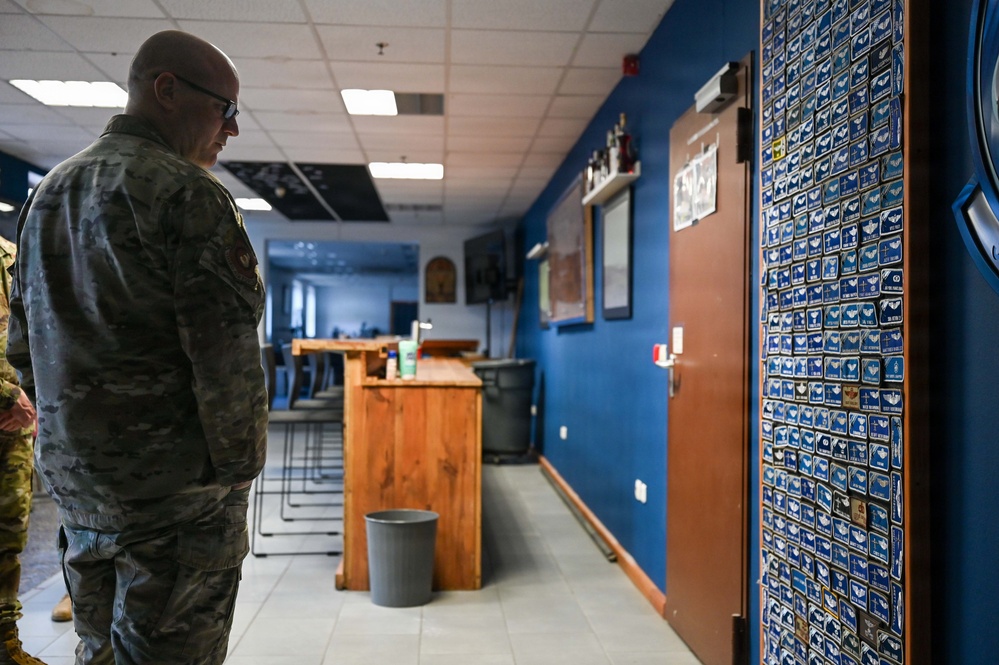 Third Air Force Command Chief tours Ramstein AB