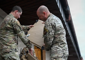 Third Air Force Command Chief tours Ramstein AB