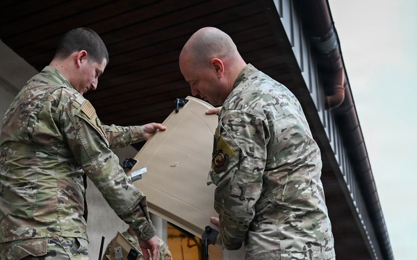 Third Air Force Command Chief tours Ramstein AB