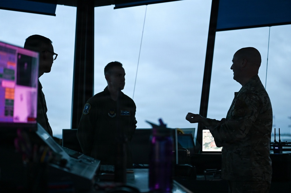 Third Air Force Command Chief tours Ramstein AB
