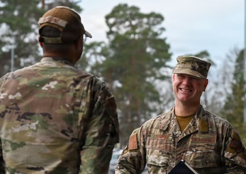 Third Air Force Command Chief tours Ramstein AB