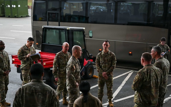 Third Air Force Command Chief tours Ramstein AB