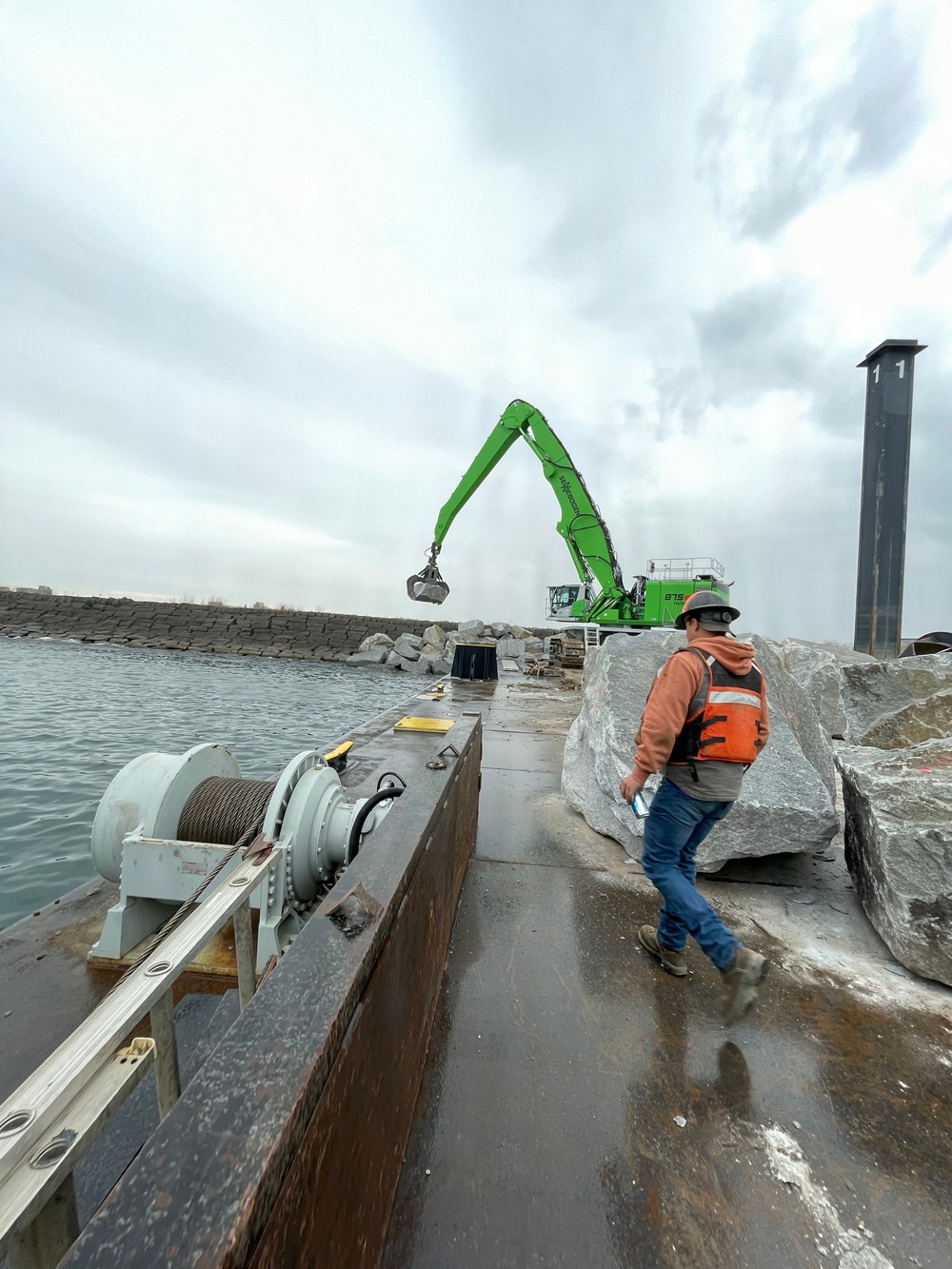 Buffalo South Breakwater Repairs 2025
