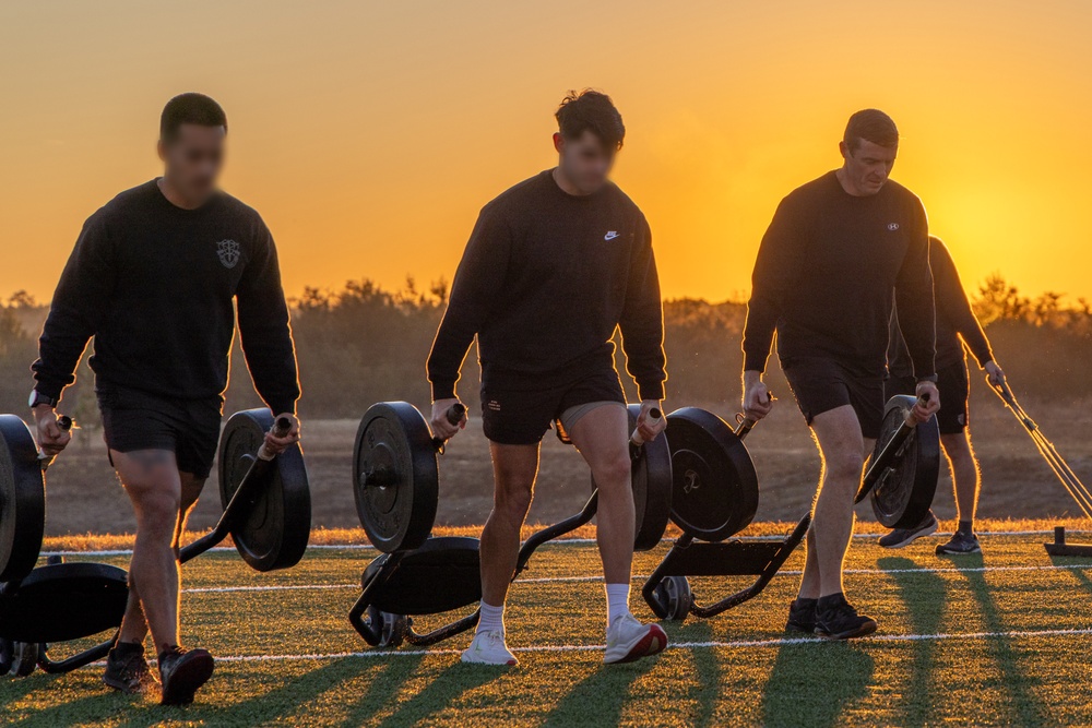 Brig. Gen. Wortham Joins 7th SFG(A) Soldiers for PT