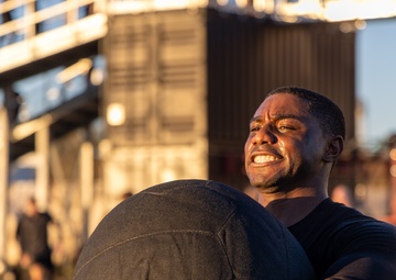 Brig. Gen. Wortham Joins 7th SFG(A) Soldiers for PT