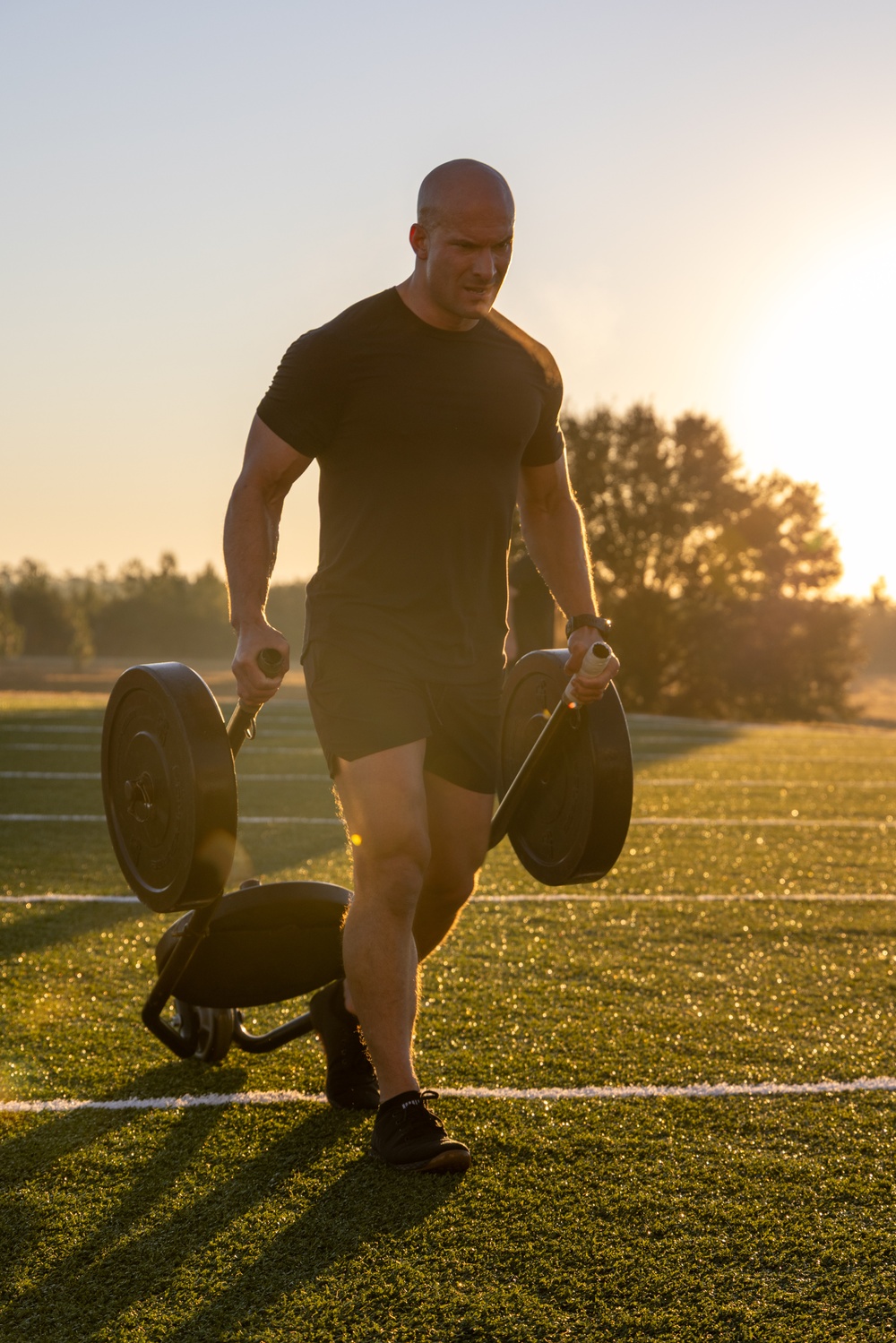 Brig. Gen. Wortham Joins 7th SFG(A) Soldiers for PT