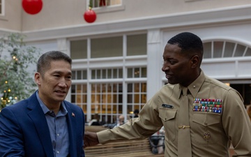 Under Secratary of the Navy Visits MCRD Parris Island