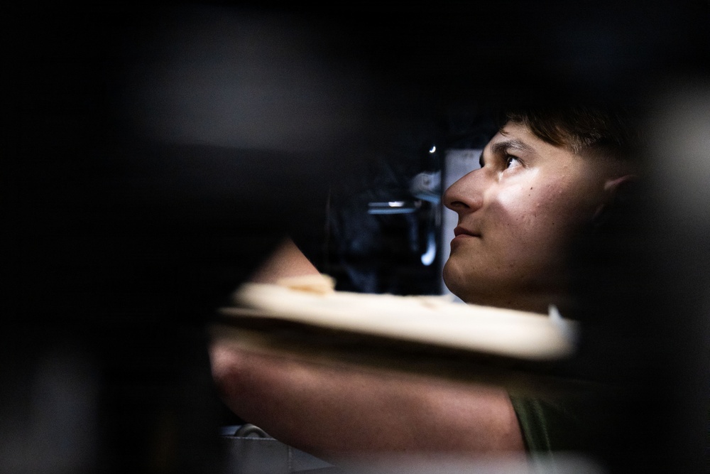 VMFA-225 Marines install Flexible Linear Shaped Charge on a new F-35 canopy