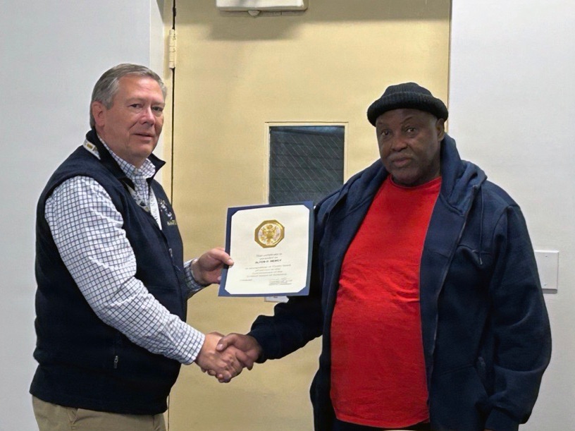 Alton Mercy reaches 30 years of federal service