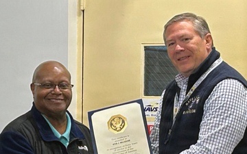 Otis Milhouse reaches 40 years of federal service