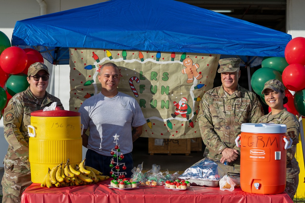 156th LRS holiday fun run