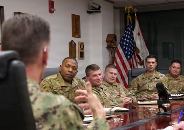 SEAC Isom Meets with Newly Appointed Air National Guard Command Chief Master Sergeants