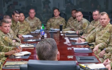 SEAC Isom Meets with Newly Appointed Air National Guard Command Chief Master Sergeants