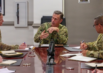 SEAC Isom Meets with Newly Appointed Air National Guard Command Chief Master Sergeants