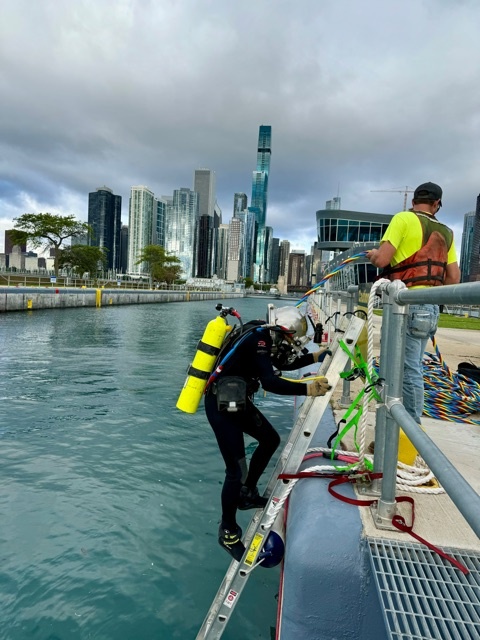 Rock Island District Tackles Emergency at Chicago Harbor Lock with Innovative Solution