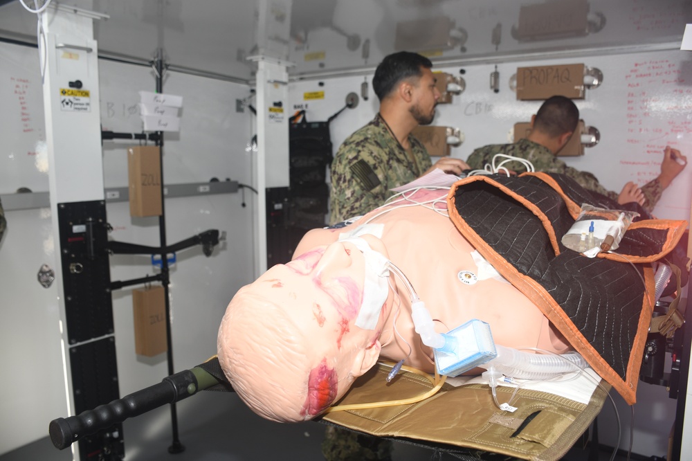 USNS Mercy Medical Treatment Facility Participates in Mass Casualty Response Drill